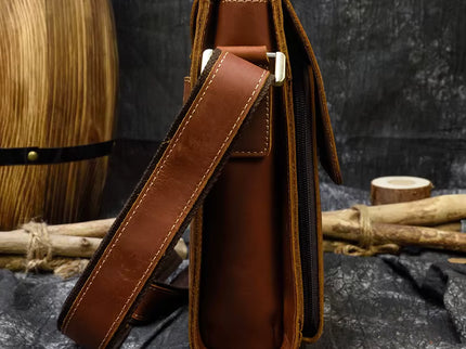 Bernardo - Echt Lederen Schouder/Documenten Tas | Richard's Specials