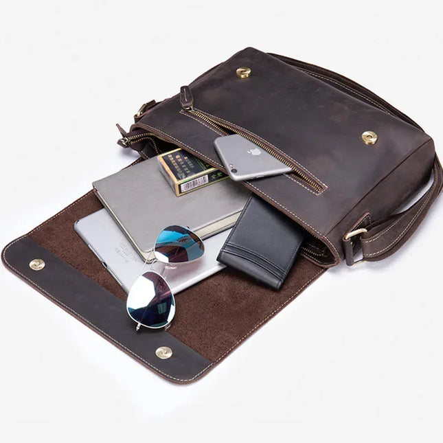 Antonio - Schouder/Documententas van Echt Leer | Richard's Specials - Richards-Specials-Store.com