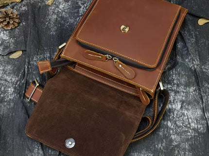 Bernardo - Echt Lederen Schouder/Documenten Tas | Richard's Specials