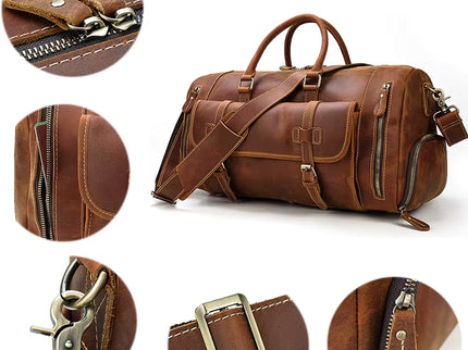 Alejandro - Lederen Reis/Sporttas | Richard's Specials