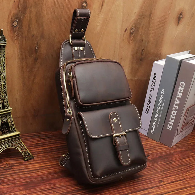 Paolo - Lederen Crossbody Tas | Richard's Specials - Richards-Specials-Store.com