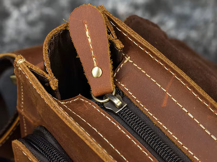 Bernardo - Echt Lederen Schouder/Documenten Tas | Richard's Specials