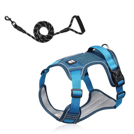 Verstelbaar reflecterend hondentuig incl. riem