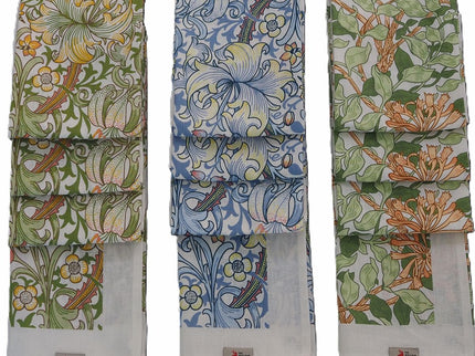 Halflinnen Theedoek William Morris Honeysuckle