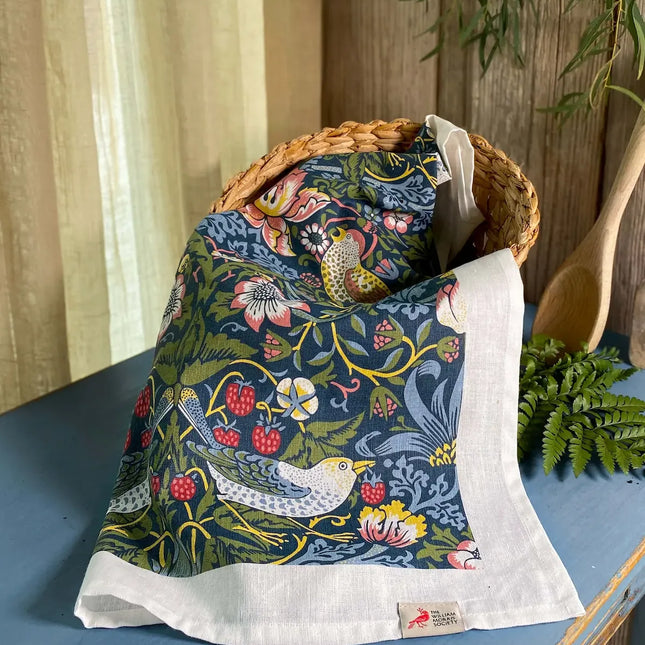 Theedoek 50% Linnen / 50% Katoen – William Morris (TekoTryck) - Richards-Specials-Store.com