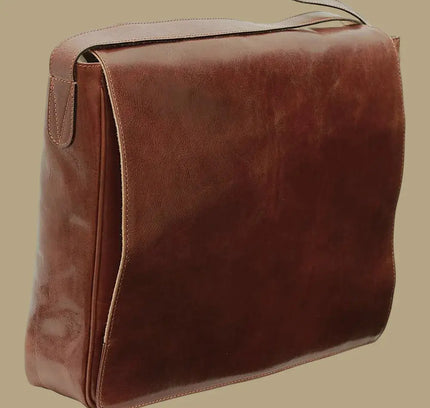 Fabrizio | Italiaans volnerf leren messenger tas