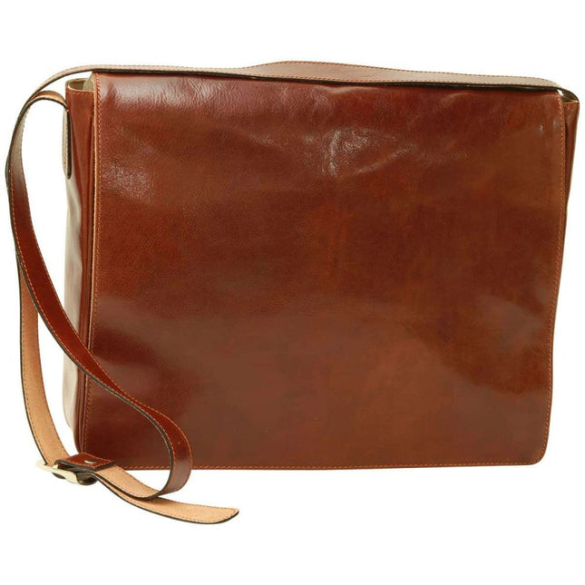 Fabrizio | Italiaans volnerf leren messenger tas