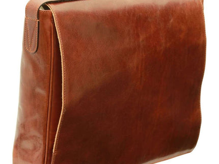 Fabrizio | Italiaans volnerf leren messenger tas