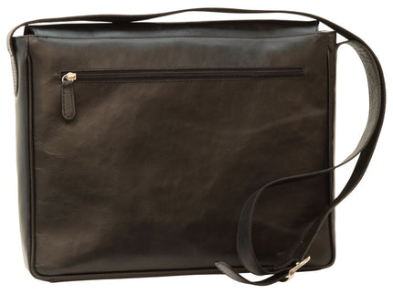 Fabrizio | Italiaans volnerf leren messenger tas