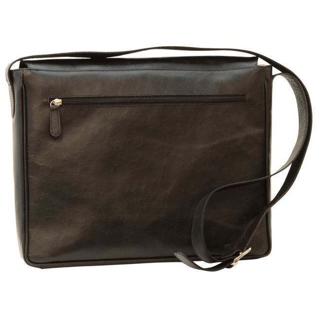 Fabrizio | Italiaans volnerf leren messenger tas