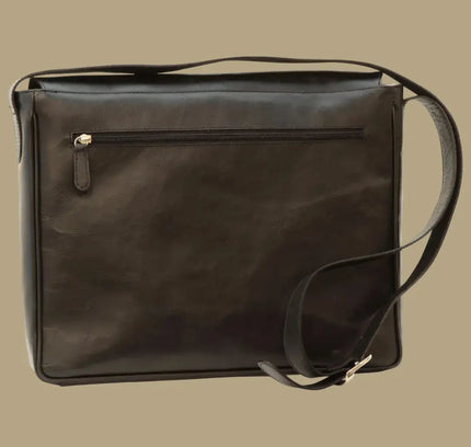 Fabrizio | Italiaans volnerf leren messenger tas