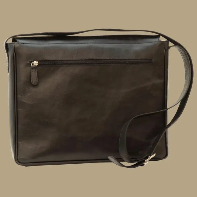 Fabrizio | Italiaans volnerf leren messenger tas