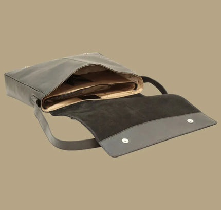 Fabrizio | Italiaans volnerf leren messenger tas