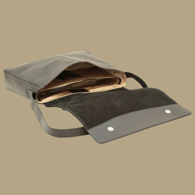 Fabrizio | Italiaans volnerf leren messenger tas