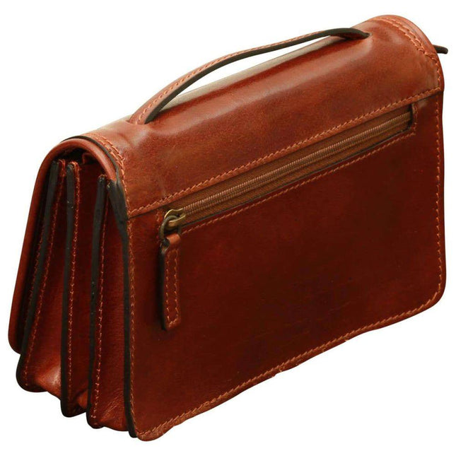Kleinlerenschoudertasje-Bruinachterkant - Richards-Specials-Store.com
