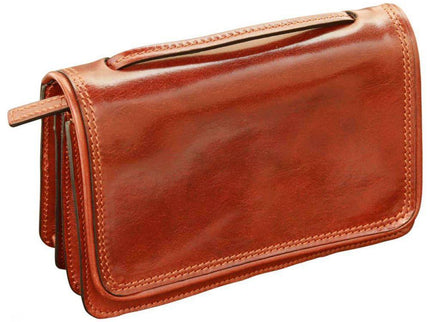 Kleinlerenschoudertasje-Bruinvoorkant2 - Richards-Specials-Store.com