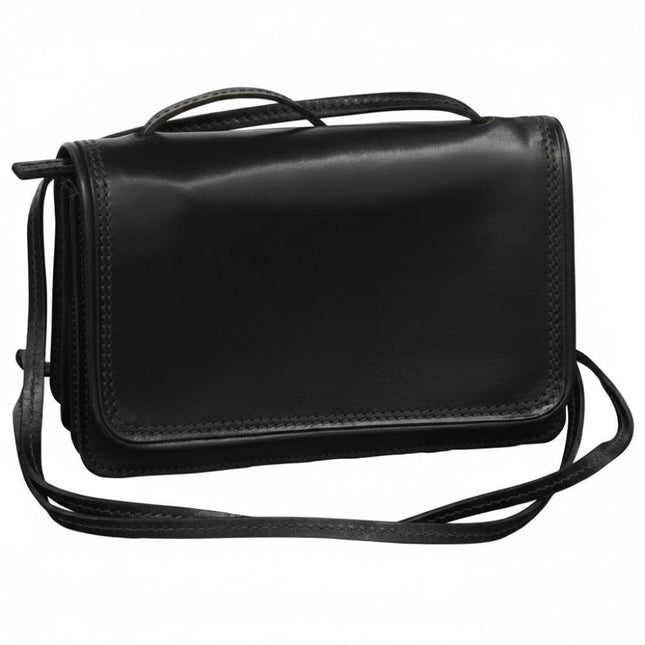 Kleinlerenschoudertasje-Zwartvoorkant - Richards-Specials-Store.com