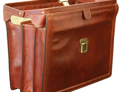Leather_Briefcase_with_3_compartmens_open - Richards-Specials-Store.com