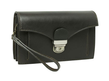 Leren_clutch_-_Zwart_voortkant_2 - Richards-Specials-Store.com
