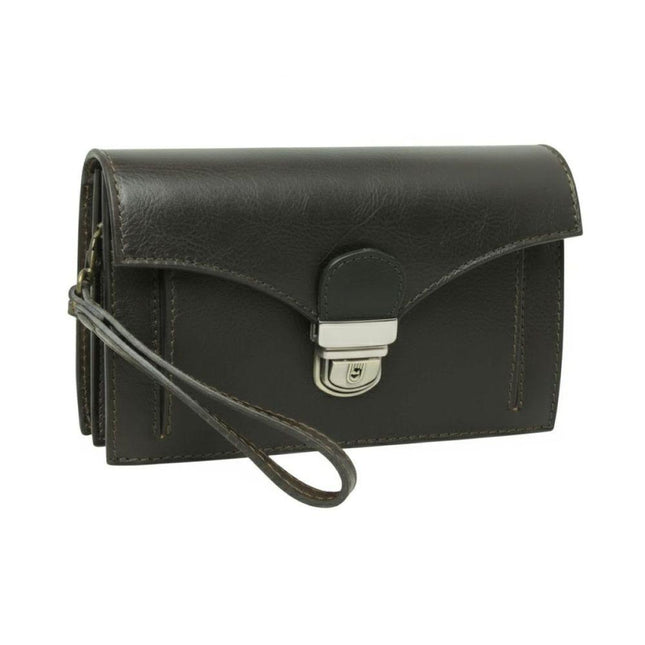 Leren_clutch_-_Zwart_voortkant_2 - Richards-Specials-Store.com