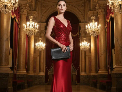 Sophia | Clutch/Avondtas van volnerf kalfsleer voor dames