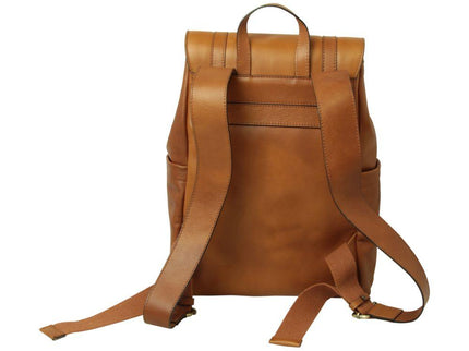Lerenlaptoprugzakmettrolleyband-Goldachterkant - Richards-Specials-Store.com