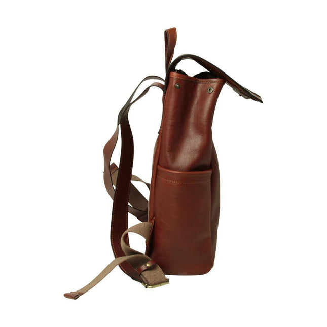 Lerenlaptoprugzakmettrolleyband-Mahonyzijkant2 - Richards-Specials-Store.com