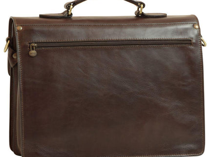 Lerenlaptoptasvoorheren_Donkerbruinachterkant - Richards-Specials-Store.com