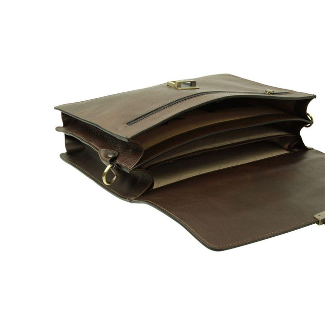 Lerenlaptoptasvoorheren_Donkerbruinbinnenkant - Richards-Specials-Store.com