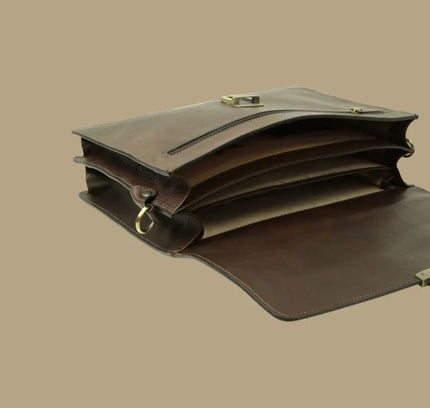 Marco | Leren laptoptas voor heren