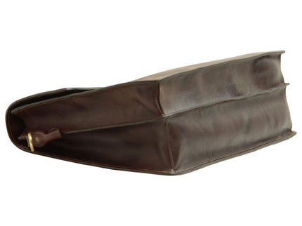 Lerenlaptoptasvoorheren_Donkerbruinzijkant2 - Richards-Specials-Store.com