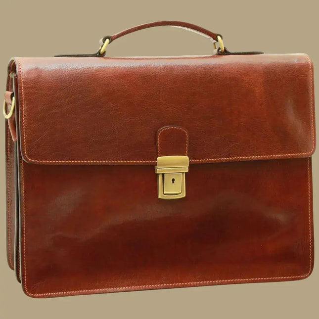 Marco | Leren laptoptas voor heren