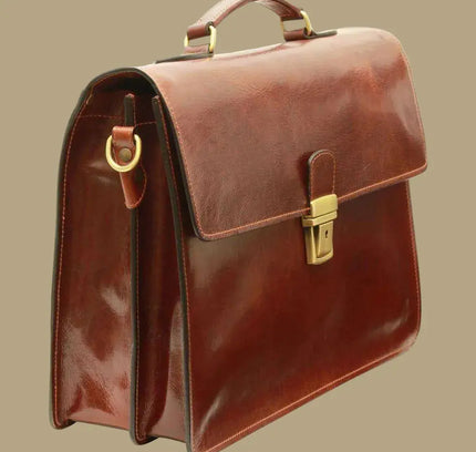 Marco | Leren laptoptas voor heren