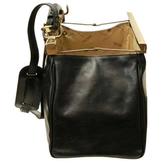 Lerentasmetklemsluitingzwartbinnenkant - Richards-Specials-Store.com