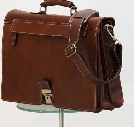 Matthias | Luxe Leren aktetas & laptoptas | Purelo Italian Leather