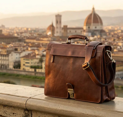 Matthias | Luxe Leren aktetas & laptoptas | Purelo Italian Leather