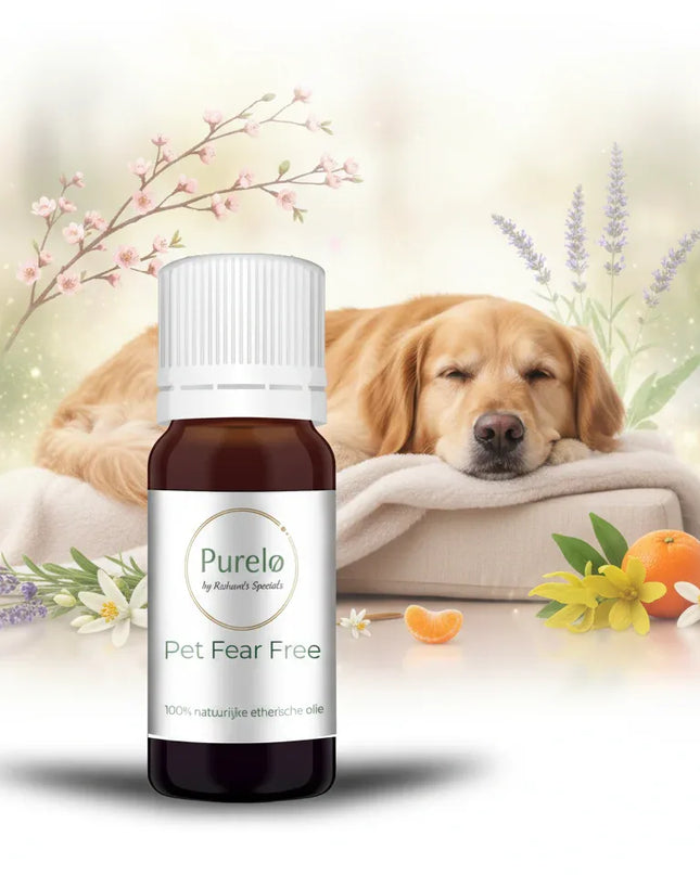 Pet Fear Free - 10 Ml - 100% Natuurzuivere Etherische Olie - Richards-Specials-Store.com