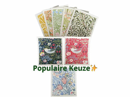 8-pak Zweedse vaatdoeken (Swedish Dishcloths) William Morris