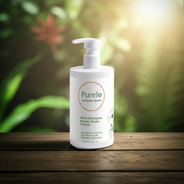 Purelo - Gloss Shampoo, Smoky Green Vetiver | Richard's Specials - Richards-Specials-Store.com