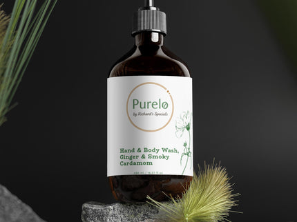 Purelo - Hand & Body Wash, Ginger & Smoky Cardamom | Richard's Specials
