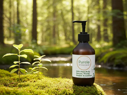 Purelo_-_Silk_Skin_Body_Serum_Woody_Amber_Leather - Richards-Specials-Store.com