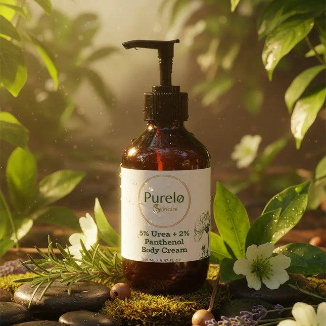 5% Urea + 2% Panthenol Body Cream | Purelo Skincare