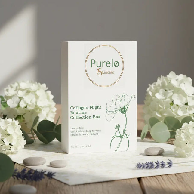 Collagen Night Routine Collection Box | Purelo Skincare