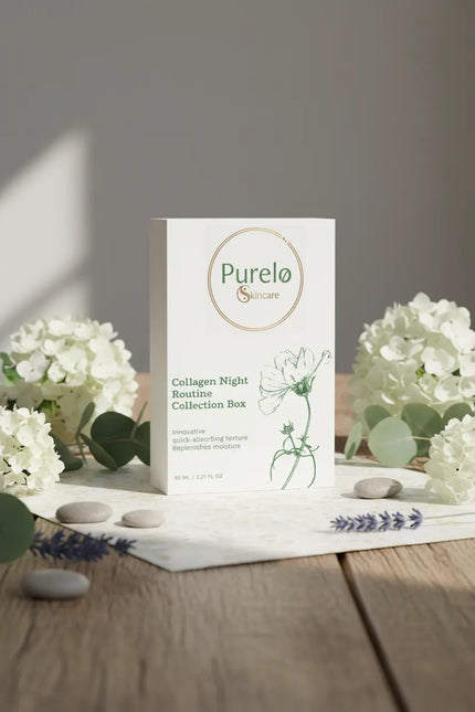 Collagen Night Routine Collection Box | Purelo Skincare
