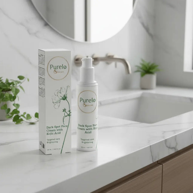 Dark Spot Face Cream with Kojic Acid | Purelo Skincare