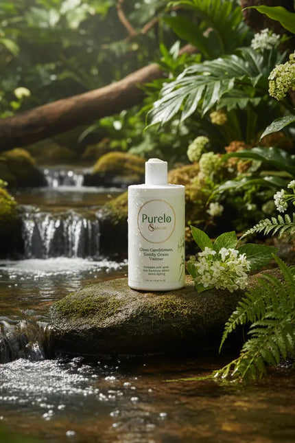 Gloss Conditioner, Smoky Green Vetiver | Purelo Skincare