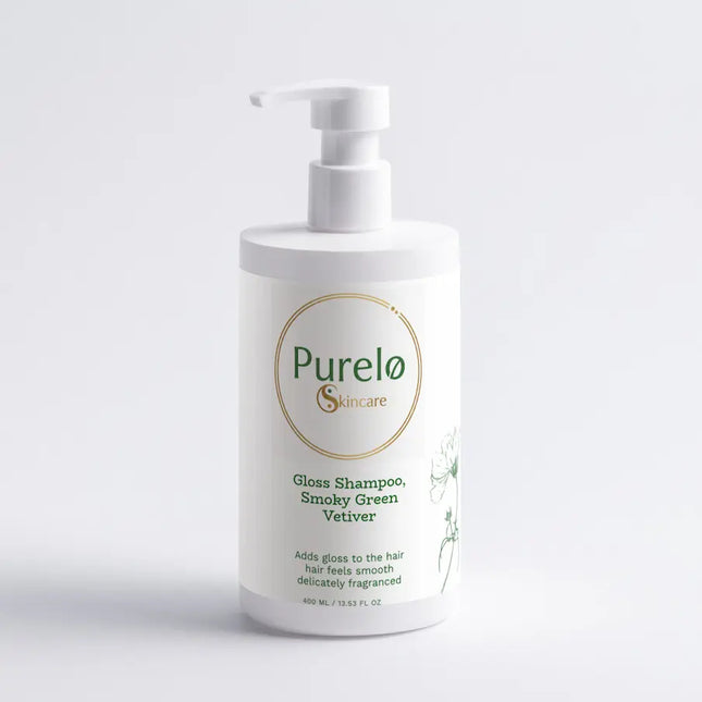 Gloss Shampoo, Smoky Green Vetiver | Purelo Skincare