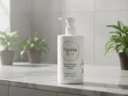 Gloss Shampoo, Smoky Green Vetiver | Purelo Skincare