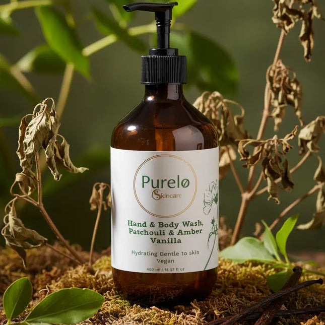 Hand & Body Wash, Patchouli & Amber Vanilla | Purelo Skincare