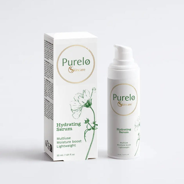 Purelo Hydrating Serum in badkamer